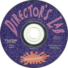 Nickelodeon Director's Lab - Disc Image