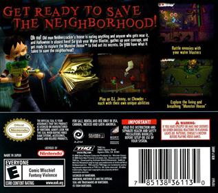 Monster House - Box - Back Image