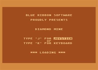 Diamond Mine (Blue Ribbon Software) - Screenshot - Game Title Image