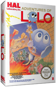 Adventures of Lolo - Box - 3D Image