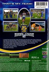 Rugby League 2 - Box - Back Image