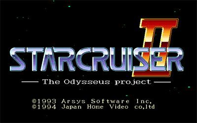 Star Cruiser II: The Odysseus Project - Screenshot - Game Title Image