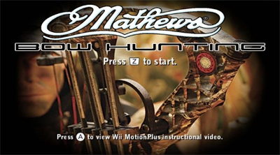 Mathews Bowhunting - Screenshot - Game Title Image