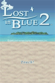 Lost in Blue 2 - Screenshot - Game Title Image