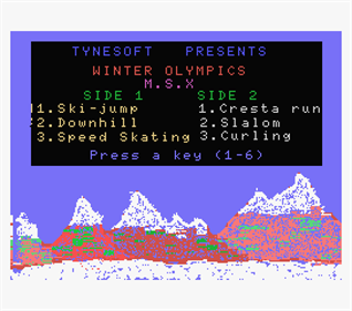 Winter Olympics - Screenshot - Game Title Image