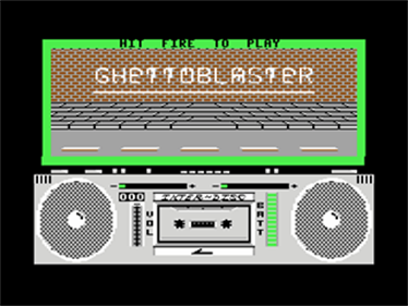 Ghetto Blaster - Screenshot - Game Title Image