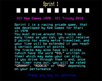Sprint 1 - Screenshot - Game Title Image