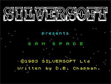 Sam Spade - Screenshot - Game Title Image