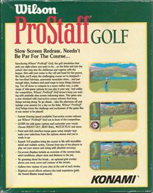 Wilson ProStaff Golf - Box - Back Image