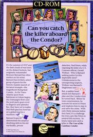 The Case of the Cautious Condor - Box - Back Image