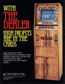 The Dealer: Draw Poker Hi-Lo - Advertisement Flyer - Front Image