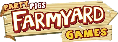 Party Pigs: Farmyard Games - Clear Logo Image