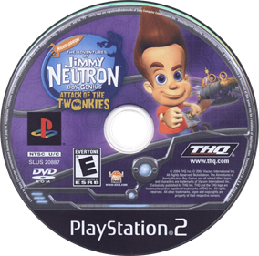 The Adventures of Jimmy Neutron Boy Genius: Attack of the Twonkies - Disc Image