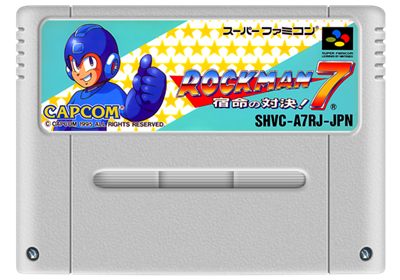 Mega Man 7 - Fanart - Cart - Front