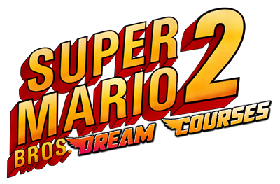 Super Mario Bros. 2: Dream Courses - Clear Logo Image