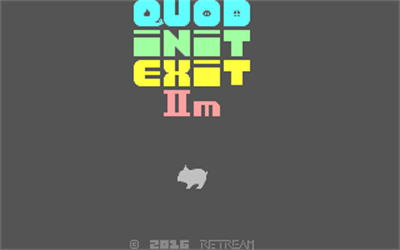 Quod Init Exit II - Screenshot - Game Title Image