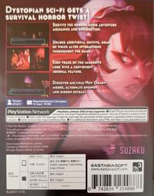 Sense: A Cyberpunk Ghost Story - Box - Back Image