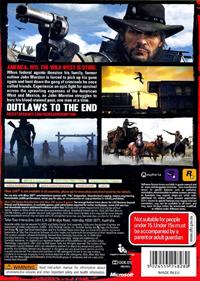 Red Dead Redemption - Box - Back Image