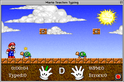 Mario Teaches Typing - Screenshot - Gameplay