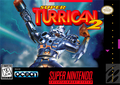 Super Turrican 2 - Box - Front - Reconstructed Image
