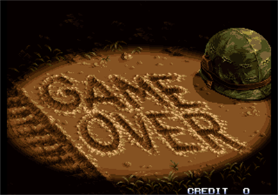 Metal Slug X - Screenshot - Game Over Image