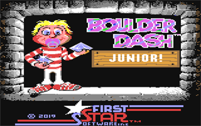 Boulder Dash Junior! - Screenshot - Game Title Image