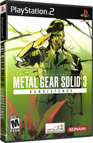 Metal Gear Solid 3: Subsistence - Box - 3D Image