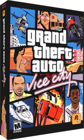 Grand Theft Auto: Vice City - Box - 3D Image