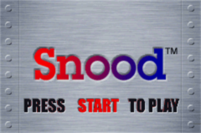 Snood - Screenshot - Game Title Image