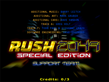 San Francisco Rush 2049: Special Edition - Screenshot - Game Title Image