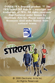 FIFA Street 3 - Screenshot - Game Title Image
