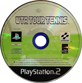 WTA Tour Tennis - Disc Image