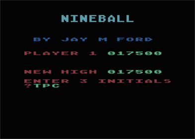 Nineball - Screenshot - High Scores Image