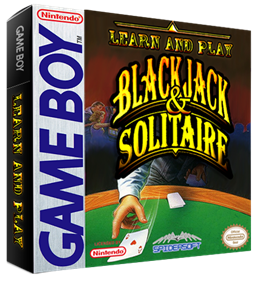 Learn and Play: Blackjack & Solitaire - Box - 3D Image