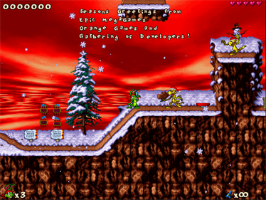 Jazz Jackrabbit Holiday Hare '98 - Screenshot - Gameplay Image