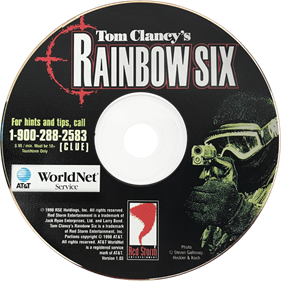 Tom Clancy's Rainbow Six - Disc Image