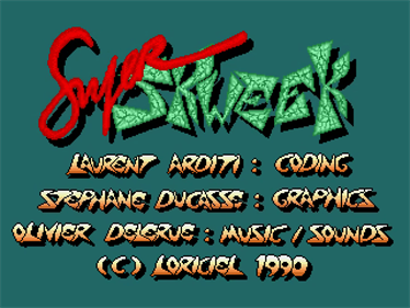 Super Skweek - Screenshot - Game Title Image