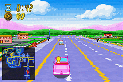 The Simpsons: Road Rage - Screenshot - Gameplay Image