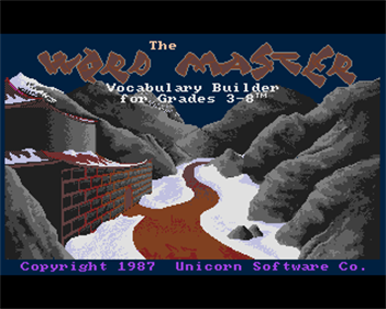 The Word Master - Screenshot - Game Title Image