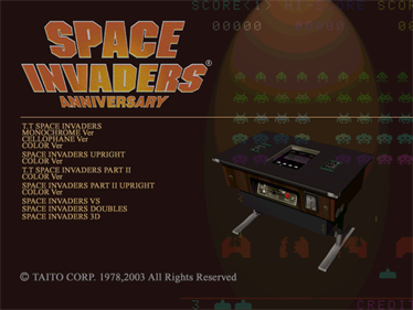 Space Invaders: Anniversary - Screenshot - Game Title Image