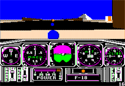 Chuck Yeager's Advanced Flight Trainer - Screenshot - Gameplay Image