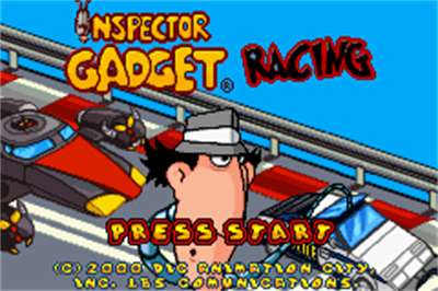 Inspector Gadget Racing - Screenshot - Game Title Image