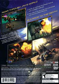 Jak X: Combat Racing - Box - Back Image