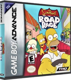 The Simpsons: Road Rage - Box - 3D Image