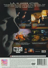 24: The Game - Box - Back Image