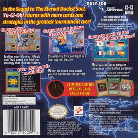 Yu-Gi-Oh! Worldwide Edition: Stairway to the Destined Duel - Box - Back Image