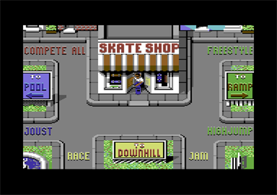 Skate or Die - Screenshot - Game Select Image