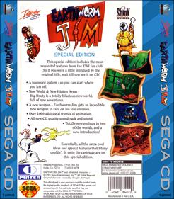 Earthworm Jim: Special Edition - Box - Back - Reconstructed Image