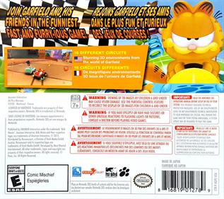 Garfield Kart - Box - Back Image
