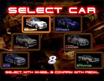 Sega Rally 2 DX - Screenshot - Game Select Image